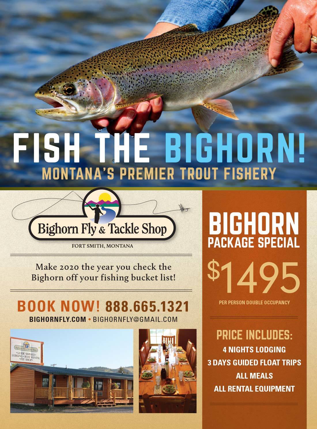 Bighorn Fly & Tackle Fishing Package Special