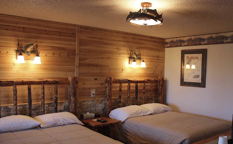 log cabin beds